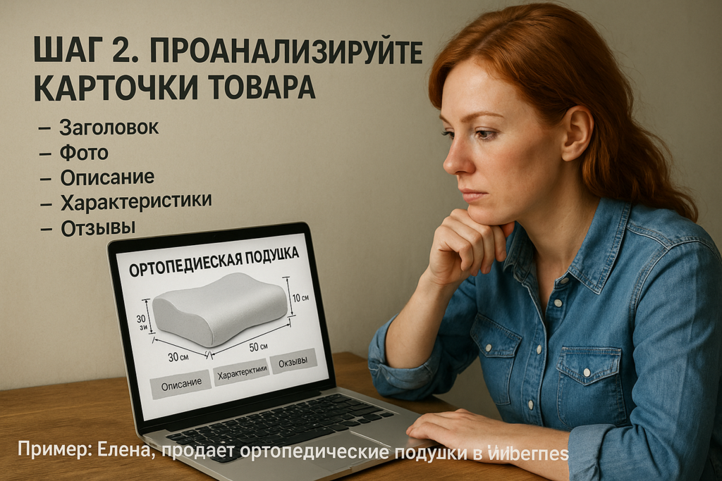 анализ карточки товара